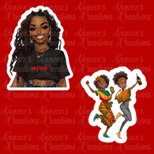 Load image into Gallery viewer, Juneteenth Digital Stickers | Limited Commercial License
