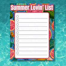 Load image into Gallery viewer, Summer Lovin' List Template