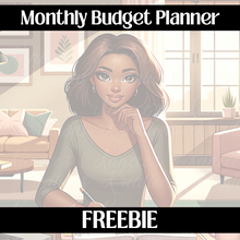 Load image into Gallery viewer, Monthly Budget Planner- Freebie