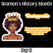 Load image into Gallery viewer, Women's History Month Sticker Bundle