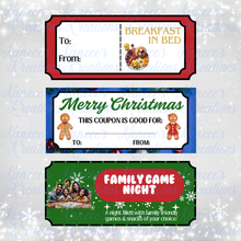 Load image into Gallery viewer, Christmas Coupon Template