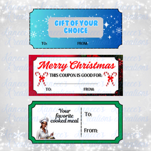 Load image into Gallery viewer, Christmas Coupon Template
