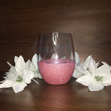 Load image into Gallery viewer, Glitter Stemless Wine Glass
