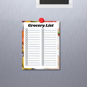 Grocery List Template