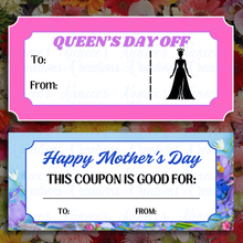 Load image into Gallery viewer, Mother&#39;s Day Coupons
