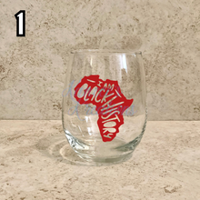 Load image into Gallery viewer, I Am Black History Stemless Wine Glass
