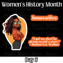 Load image into Gallery viewer, Women&#39;s History Month - Day 5
