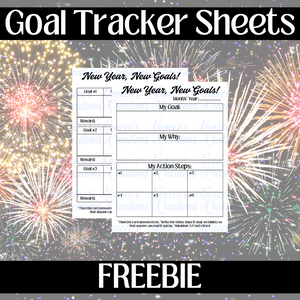 Goal Tracker Sheets Freebie