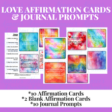 Load image into Gallery viewer, Love Affirmations &amp; Prompts
