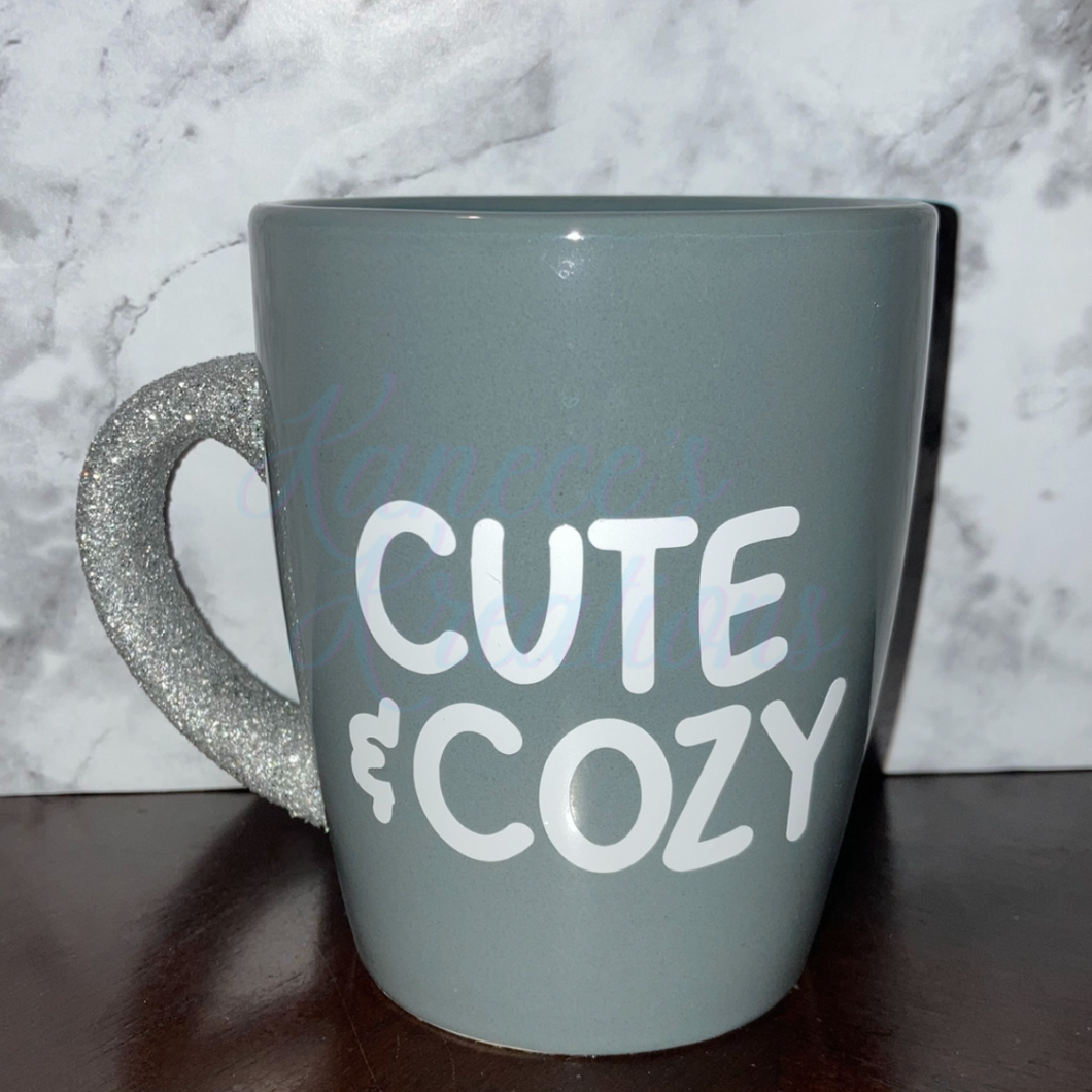Cute & Cozy Glitter Mug